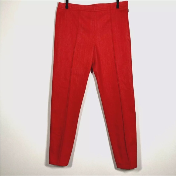 St John denim pants Size 6 Cotton stretch Lexi flat ankle